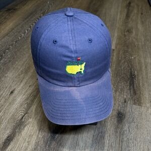 Masters Golf Hat Navy‎ Blue Faded Adjustable Strap American Needle Baseball Cap